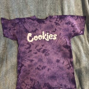 Cookies Purple Tie-Dye T-Shirt